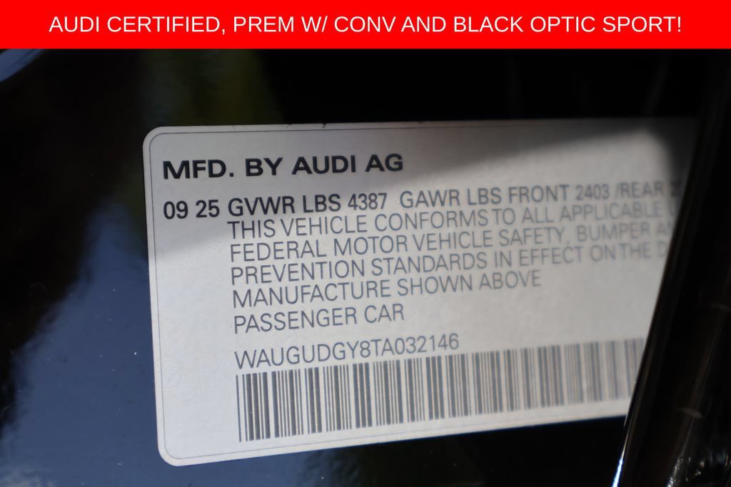 Used 2026 Audi A3 2.0T Premium w/ Black Optic Package AWD/4WD image 21