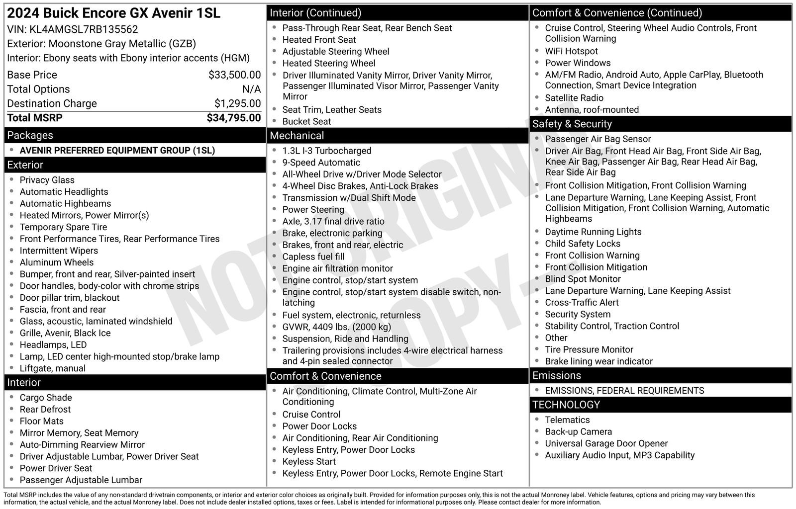 Used 2024 Buick Encore GX Avenir image 5