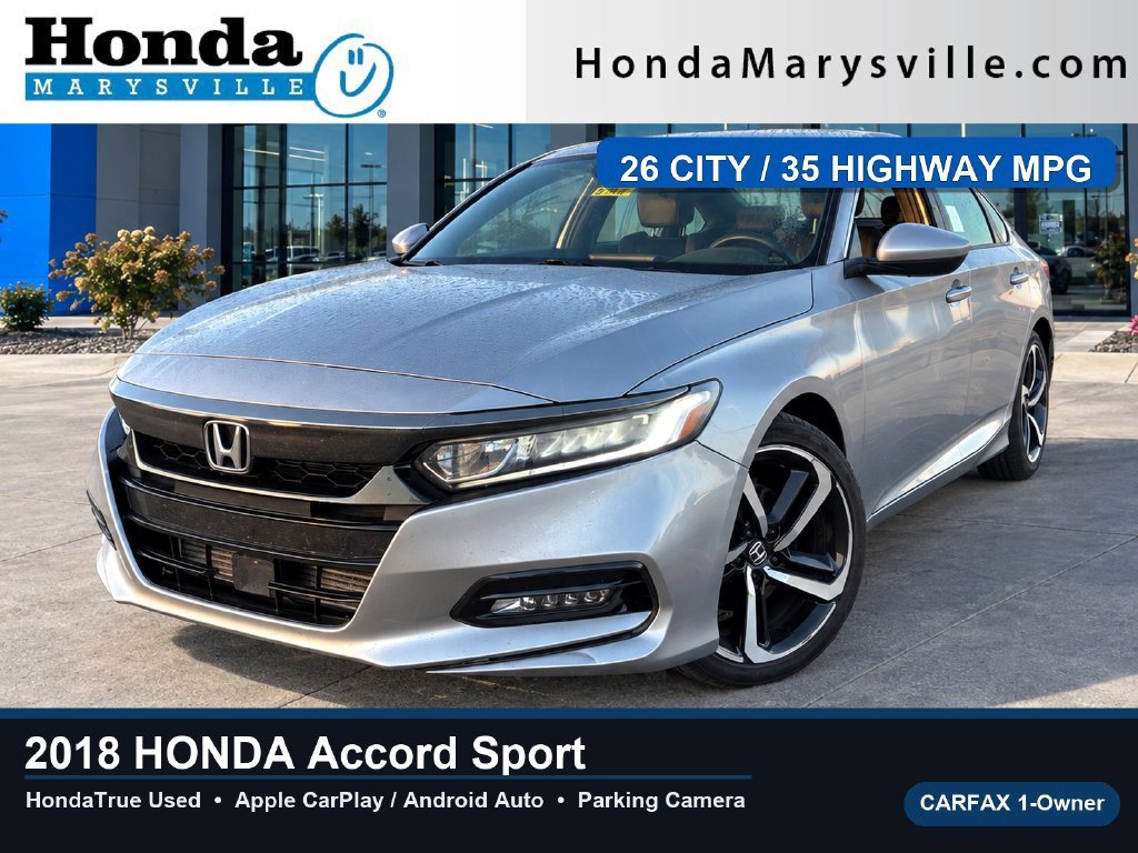 Used 2018 Honda Accord Sport image 1