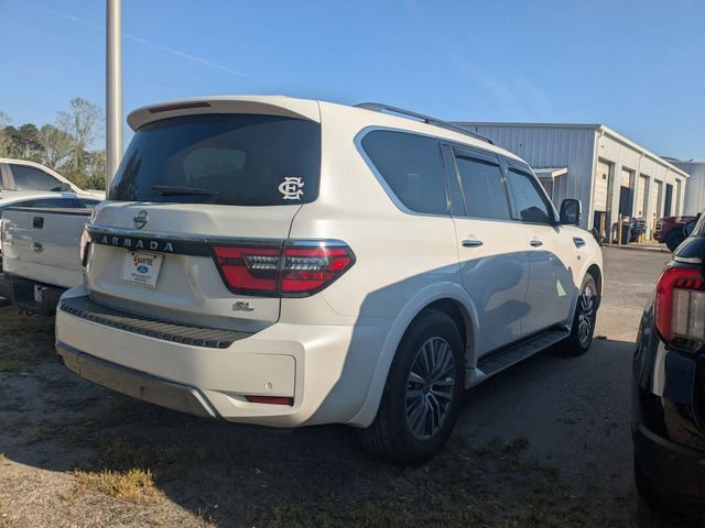 Used 2021 Nissan Armada SL w/ Captain's Chairs Package image 2