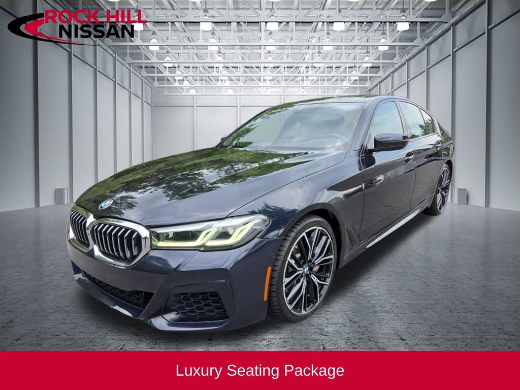 Used 2021 BMW 540i w/ M Sport Package RWD image 3