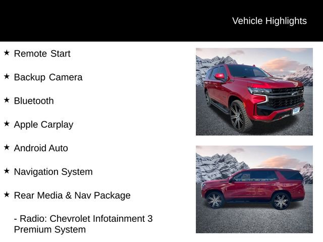 Used 2021 Chevrolet Tahoe Z71 w/ Rear Media and Nav Package image 26