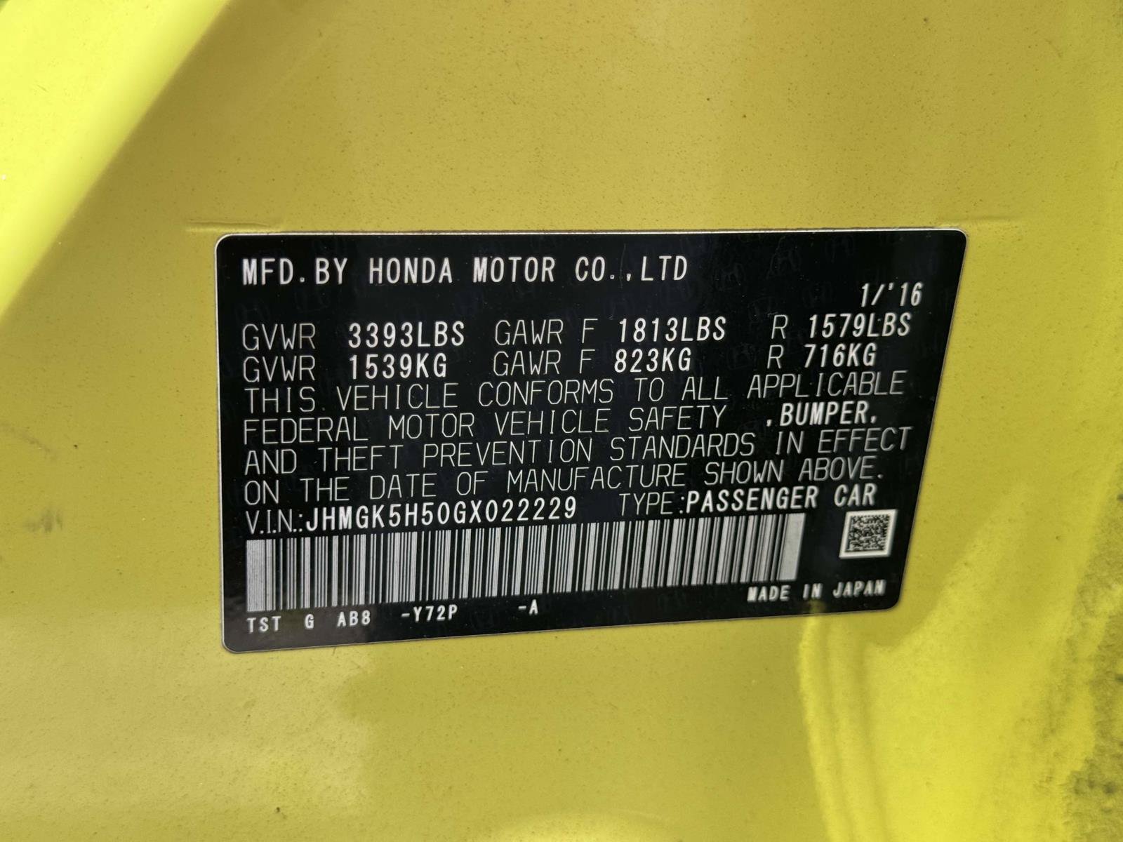 Used 2016 Honda Fit LX image 27