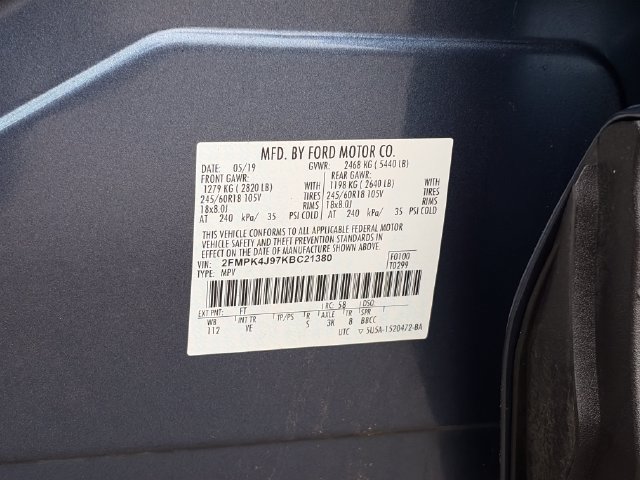 Used 2019 Ford Edge SEL w/ Equipment Group 201A AWD/4WD image 53
