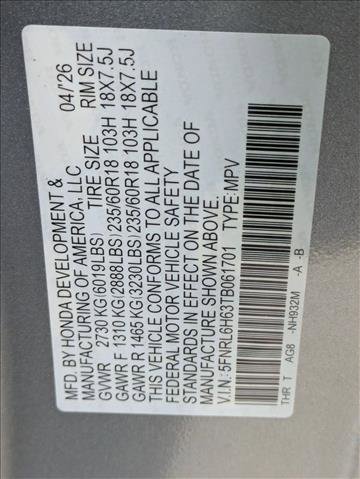 New 2026 Honda Odyssey EX-L image 17