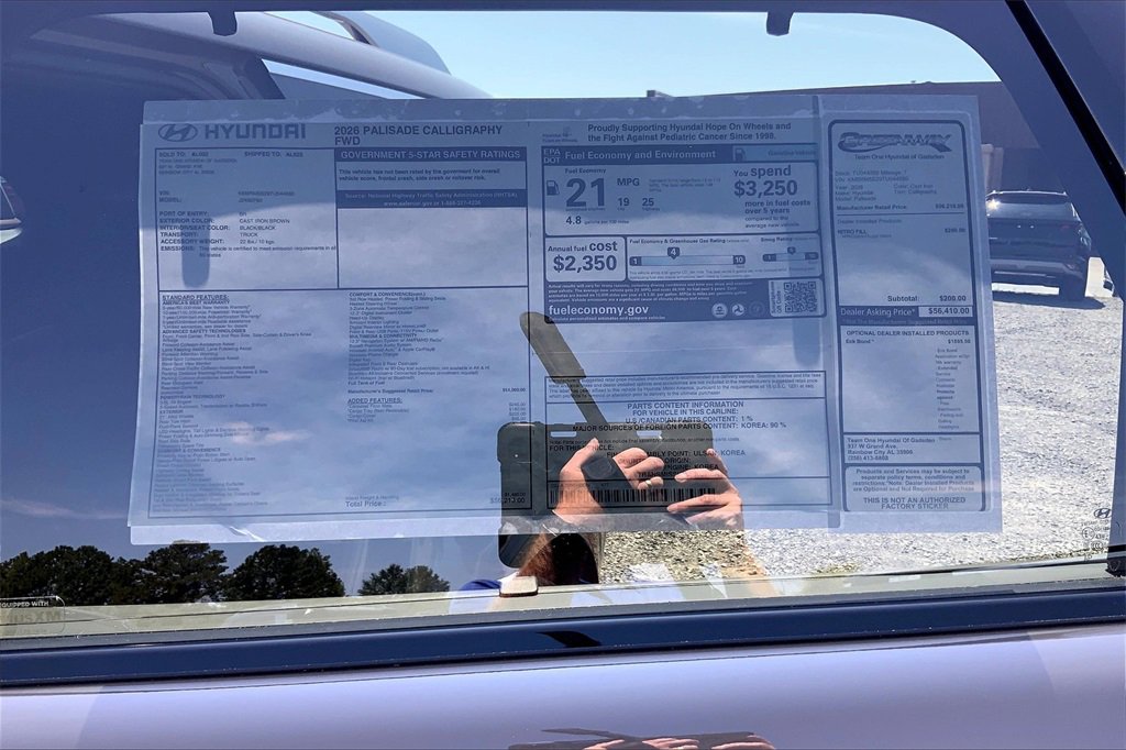 New 2026 Hyundai Palisade Calligraphy image 27