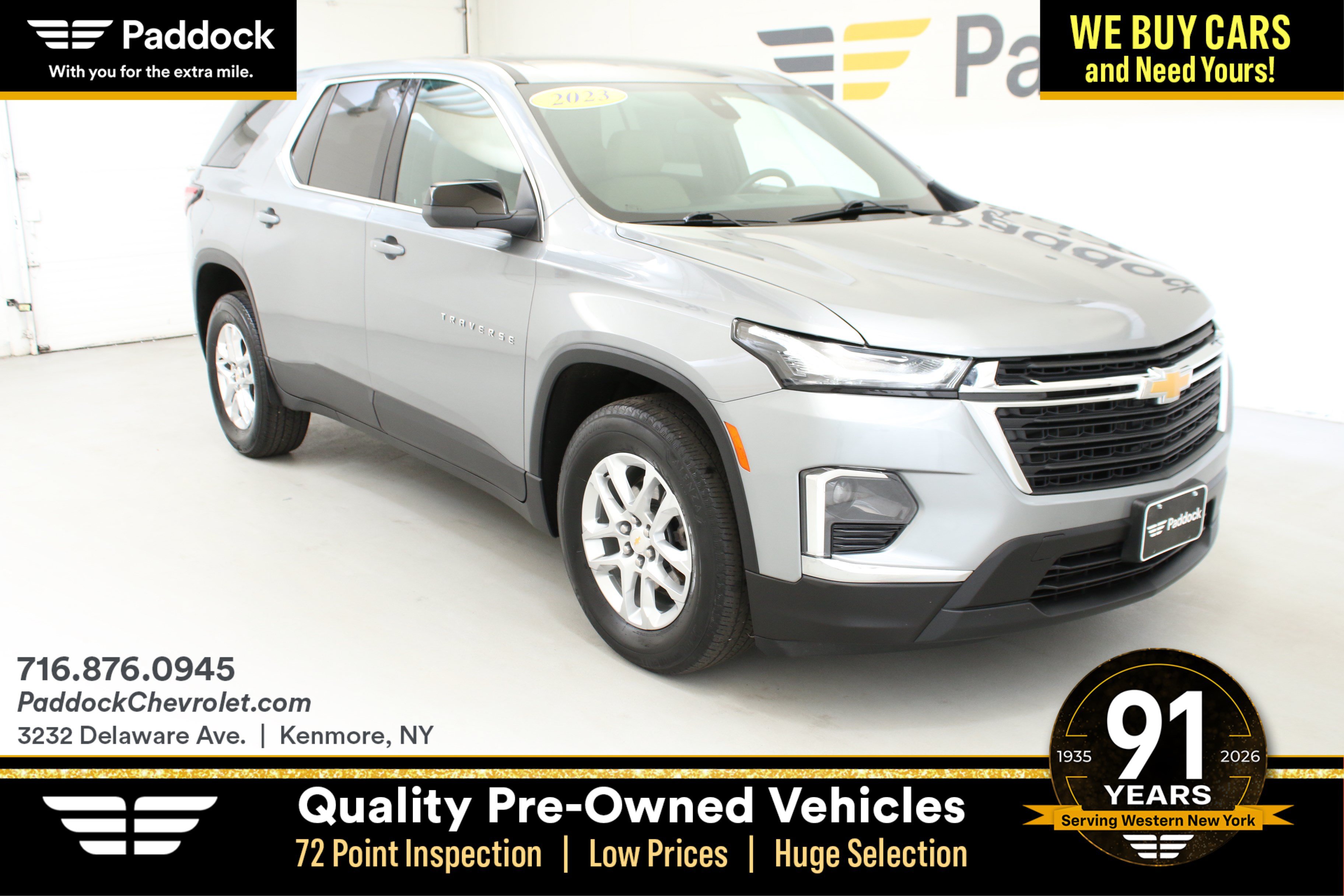 Used 2023 Chevrolet Traverse LS