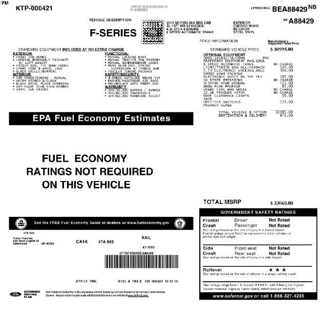 Used 2011 Ford F250 XL w/ Snow Plow Prep Pkg AWD/4WD image 25