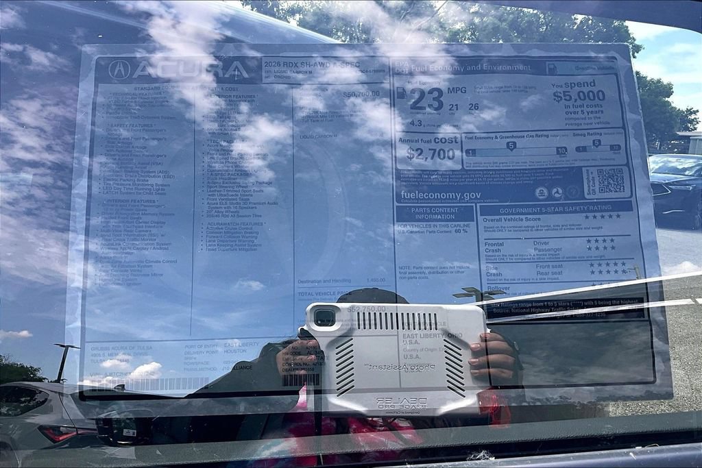 New 2026 Acura RDX A-Spec AWD/4WD image 29