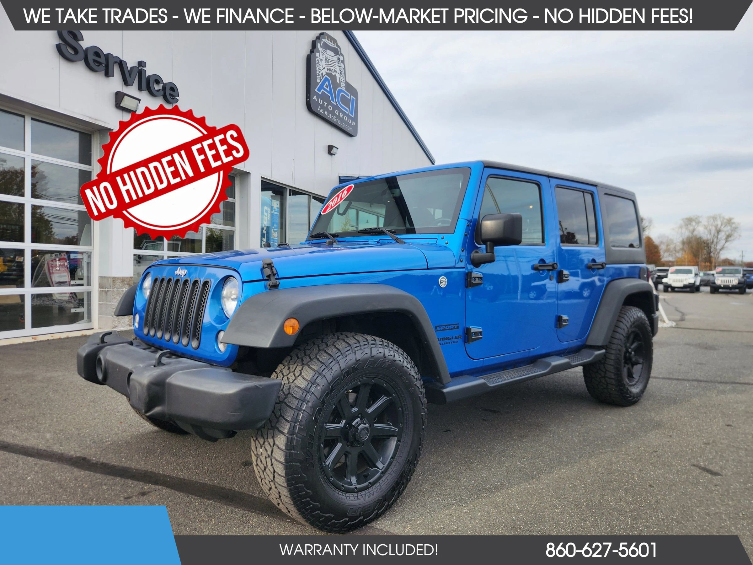 Used 2016 Jeep Wrangler Unlimited Sport w/ Quick Order Package 24S video 1