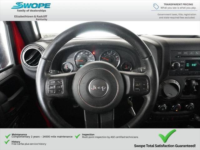 Certified 2017 Jeep Wrangler Unlimited Sport w/ Quick Order Package 24S AWD/4WD image 14