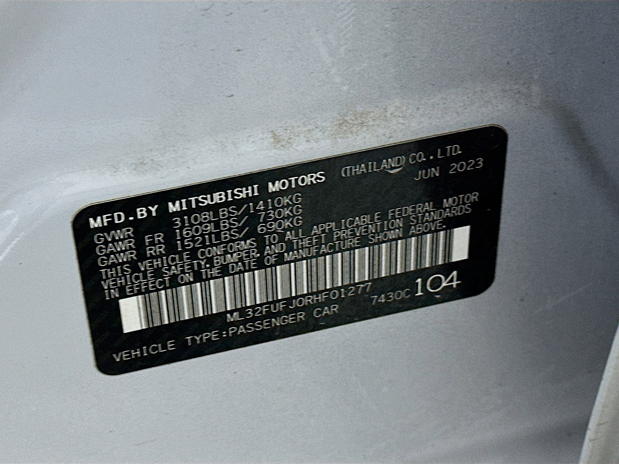 Used 2024 Mitsubishi Mirage G4 ES FWD image 12