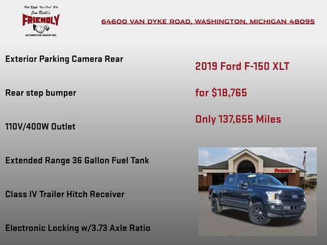 Used 2019 Ford F150 XLT w/ Equipment Group 302A Luxury image 10