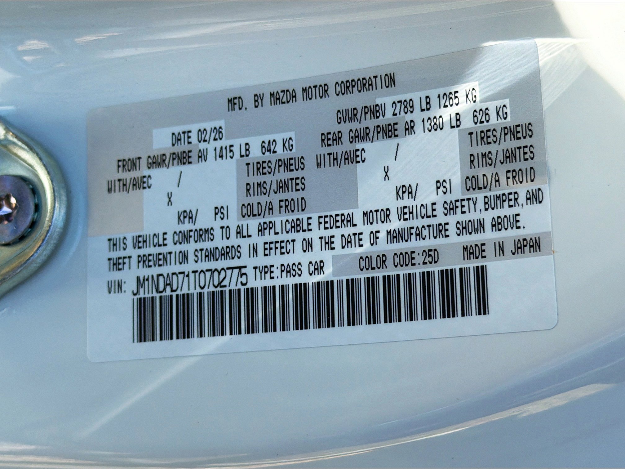 New 2026 MAZDA MX-5 Miata Grand Touring image 41