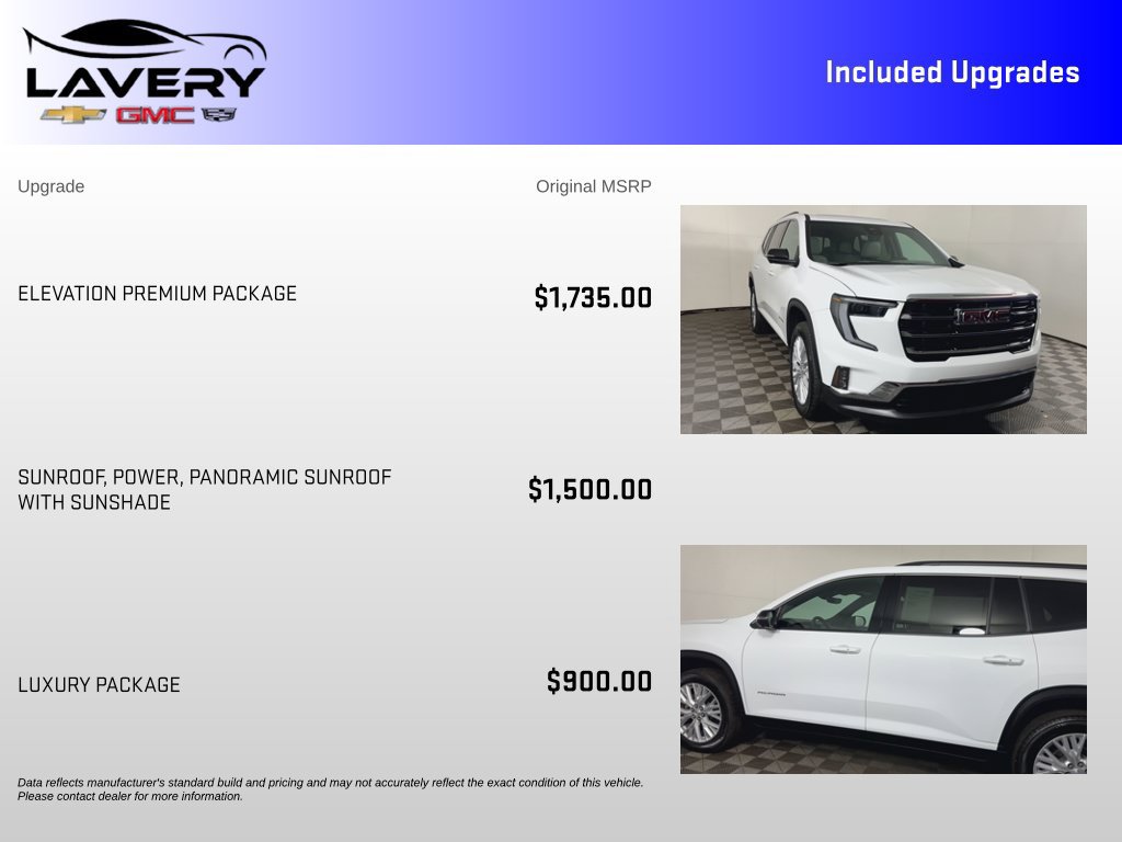Used 2026 GMC Acadia Elevation w/ Elevation Premium Package FWD image 7