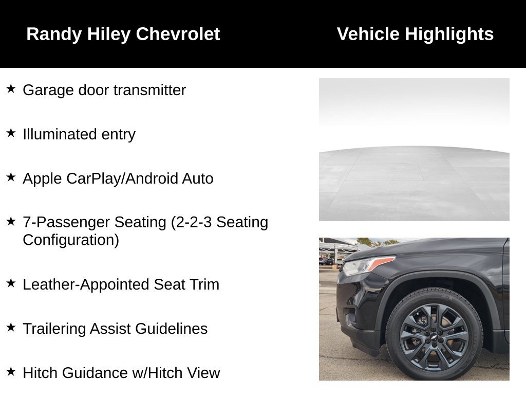 Used 2021 Chevrolet Traverse RS w/ LPO, Floor Liner Package FWD image 20
