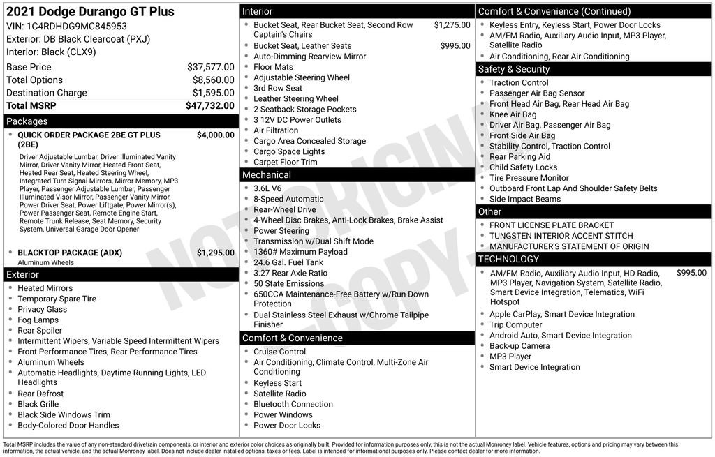 Used 2021 Dodge Durango GT image 15