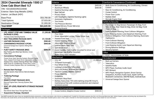 Certified 2024 Chevrolet Silverado 1500 LT AWD/4WD image 4