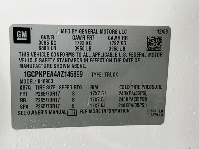 Used 2010 Chevrolet Silverado 1500 W/T w/ LS Package AWD/4WD image 18