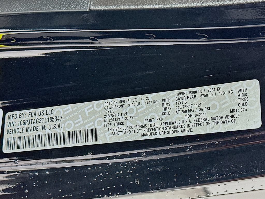 New 2026 Jeep Gladiator Sport AWD/4WD image 18