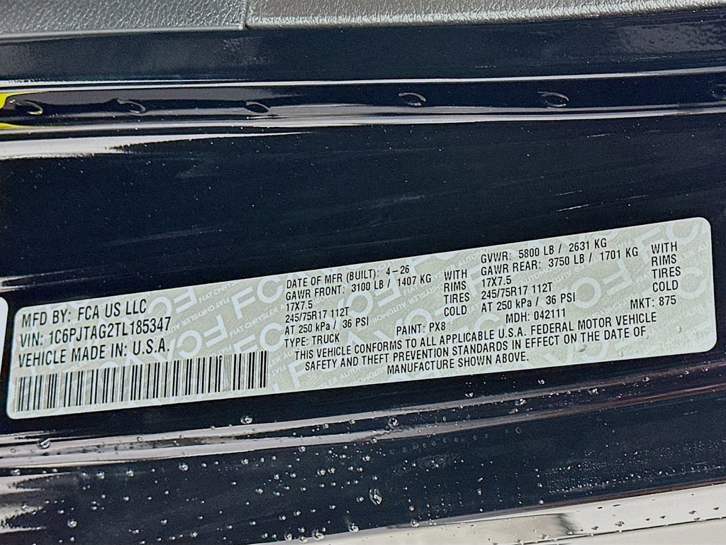 New 2026 Jeep Gladiator Sport AWD/4WD image 18