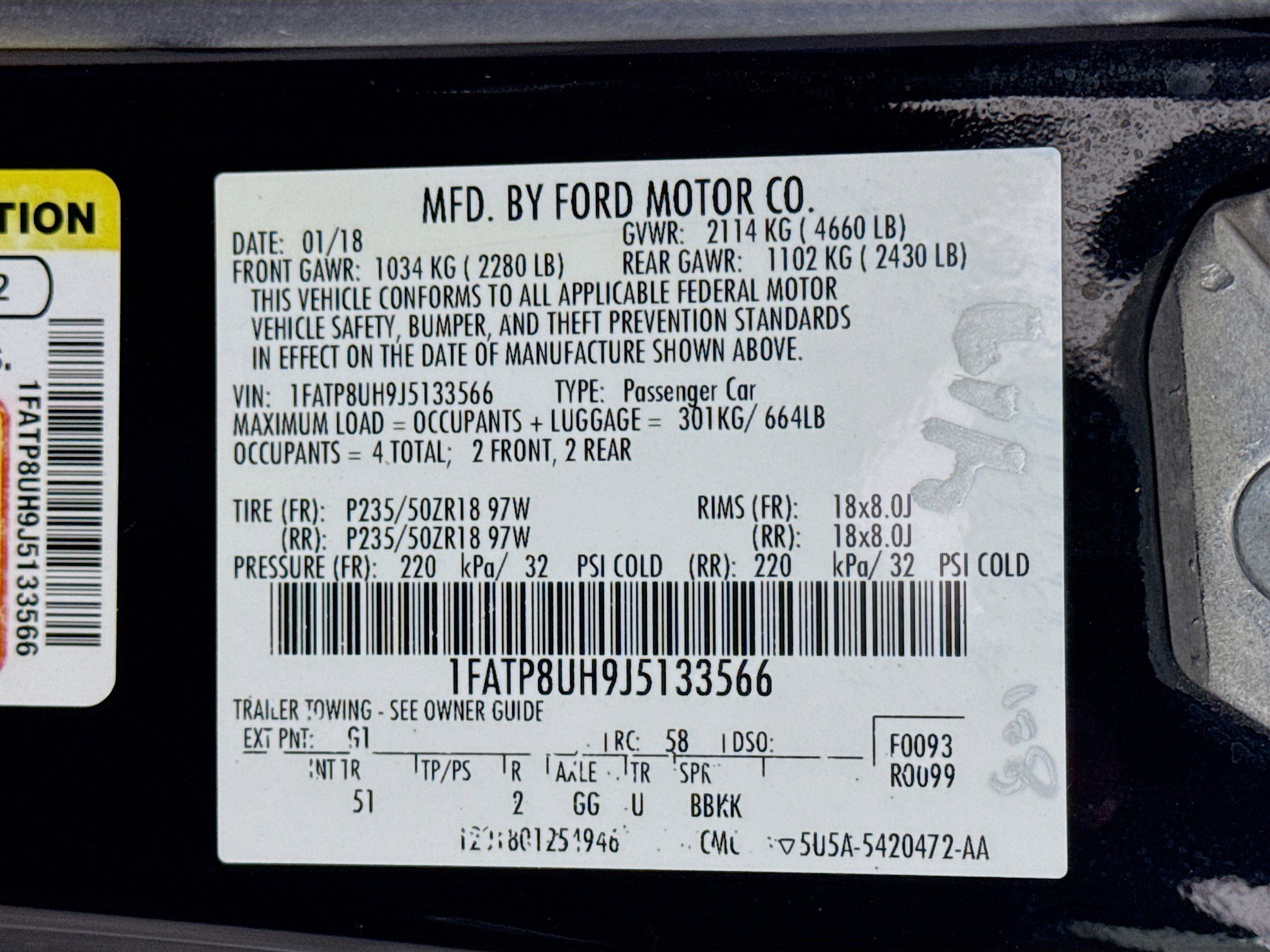 Used 2018 Ford Mustang Premium w/ Equipment Group 201A image 39