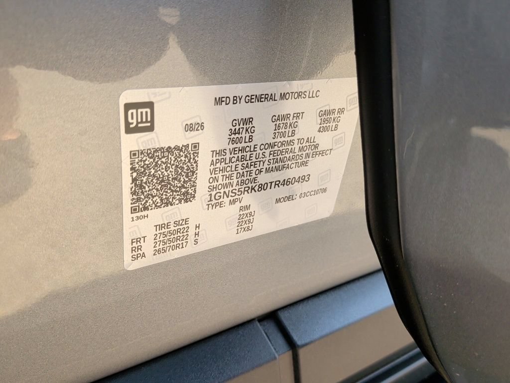 New 2026 Chevrolet Tahoe RST w/ Comfort Package RWD image 53