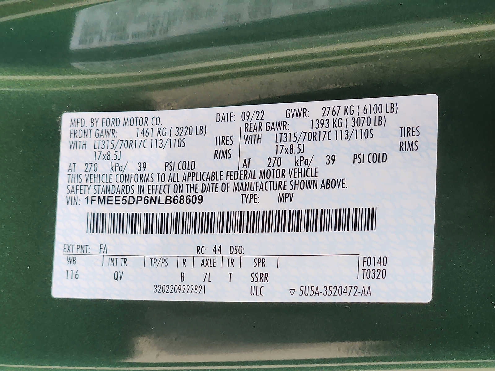 Used 2022 Ford Bronco Big Bend w/ Sasquatch Package image 27