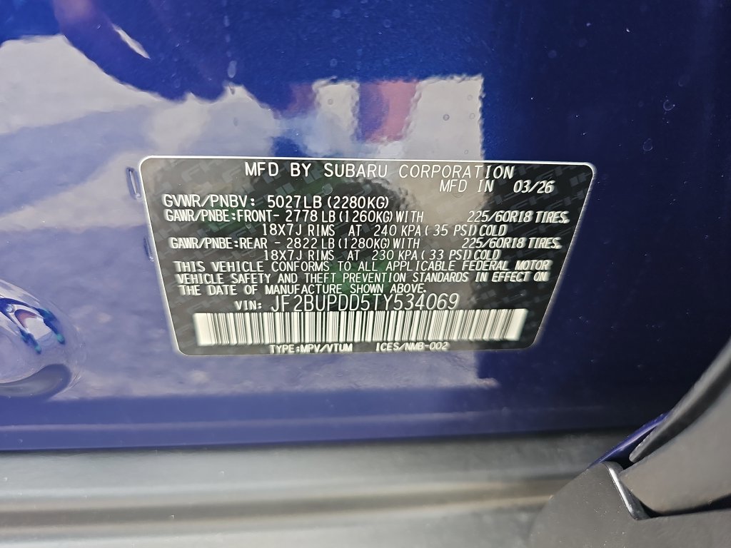 New 2026 Subaru Outback Limited w/ Premium/Limited Package 2 AWD/4WD image 37