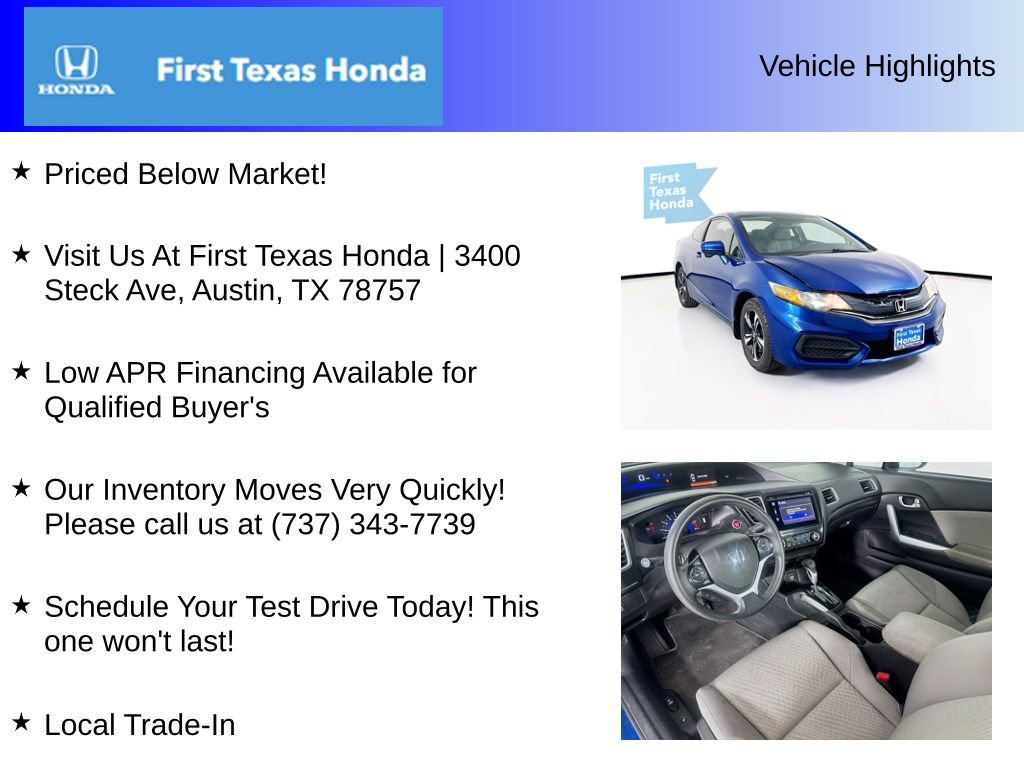 Used 2014 Honda Civic EX image 5