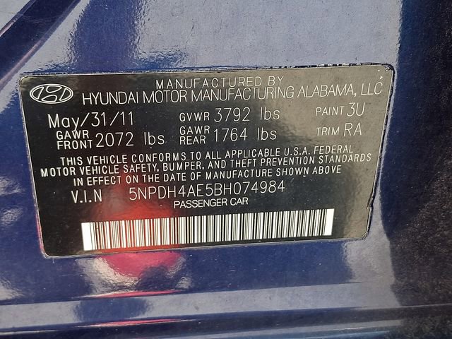 Used 2011 Hyundai Elantra Limited FWD image 29