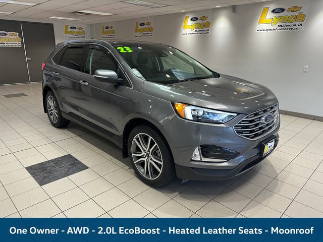 Used 2023 Ford Edge Titanium w/ Class II Trailer Tow Package AWD/4WD 360° Tour