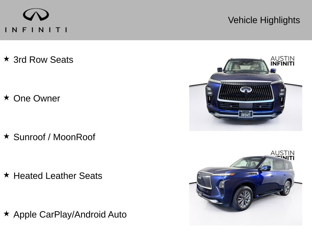 Certified 2025 INFINITI QX80 Pure RWD image 3