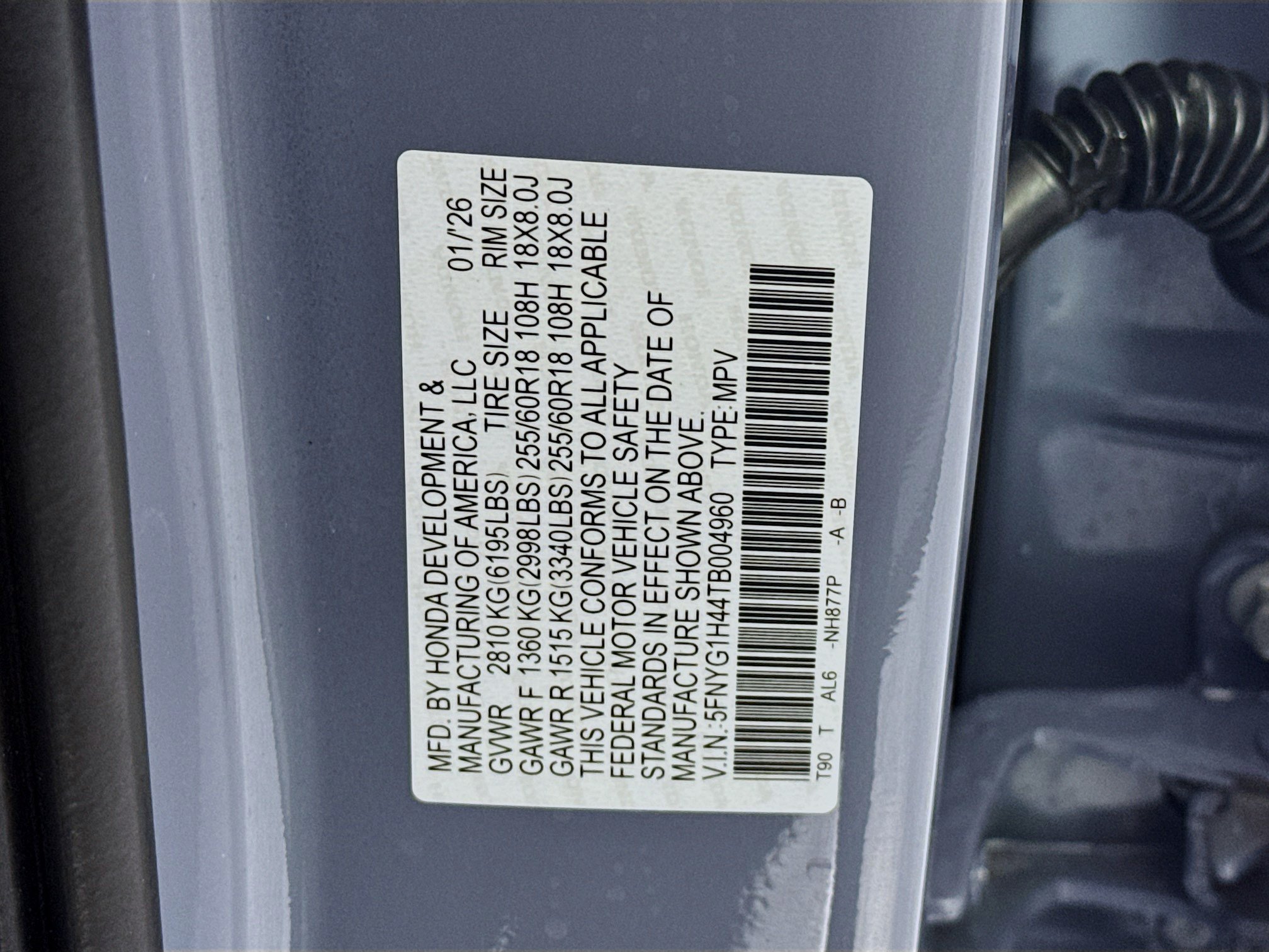 New 2026 Honda Pilot EX-L image 33