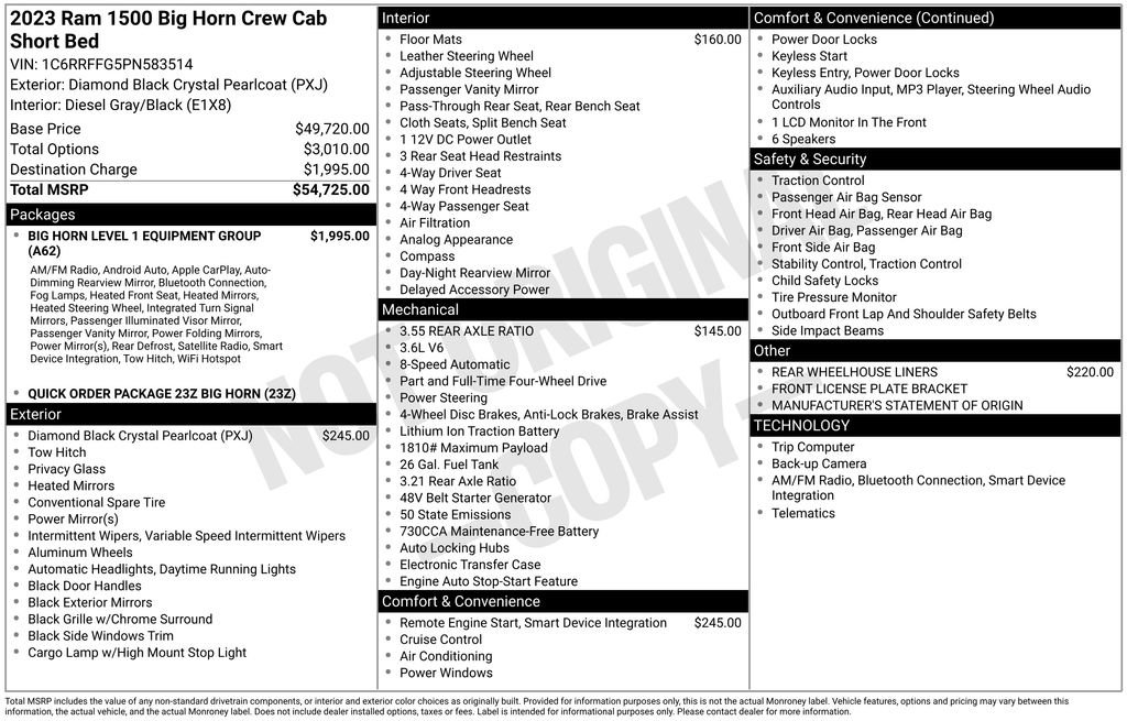 Used 2023 RAM 1500 Big Horn image 4