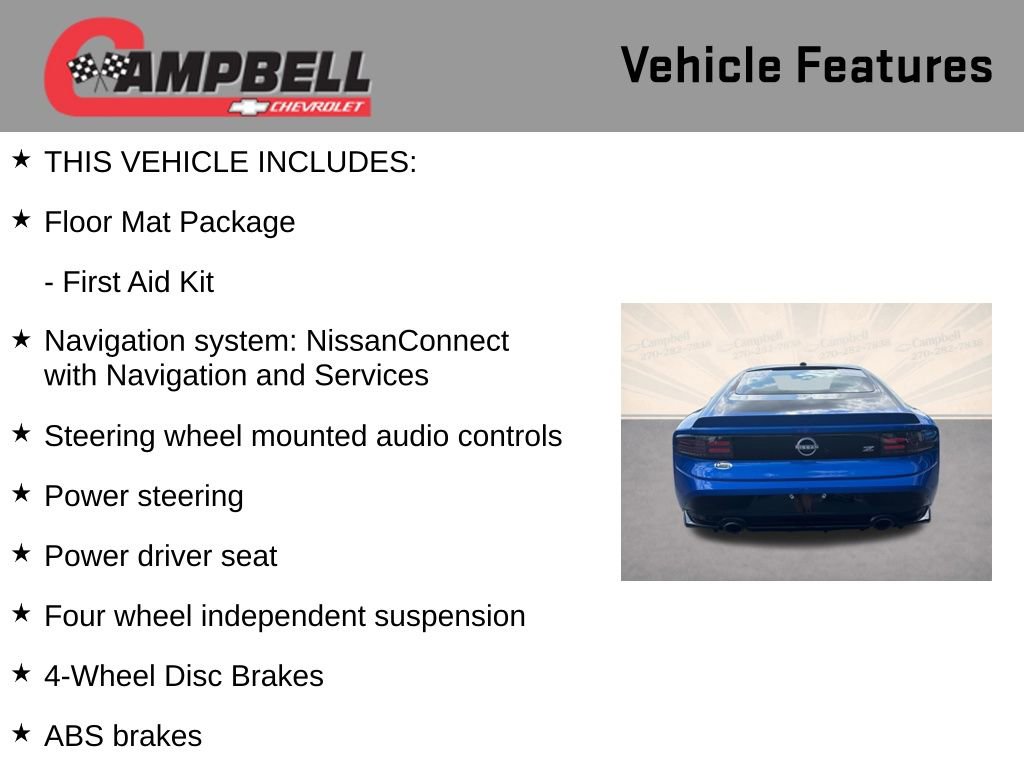 Used 2024 Nissan Z Performance w/ Floor Mat Package image 5