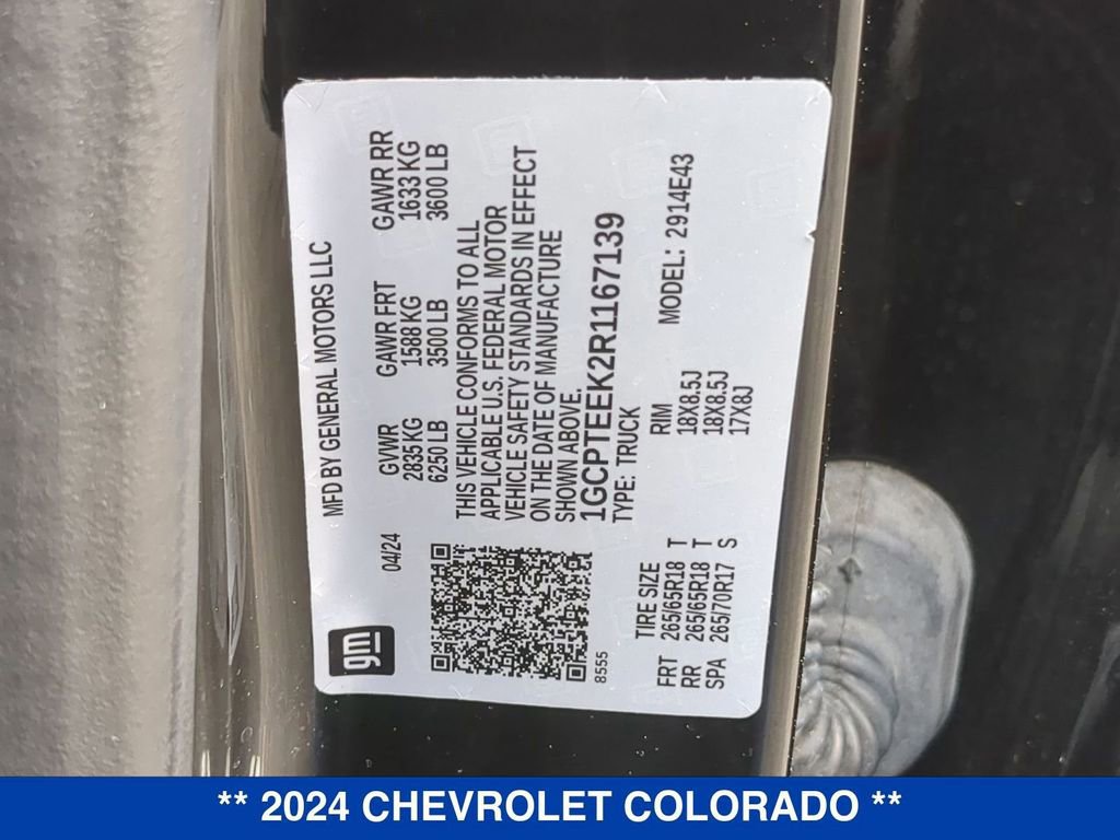 Used 2024 Chevrolet Colorado Trail Boss w/ Advanced Trailering Package AWD/4WD image 25