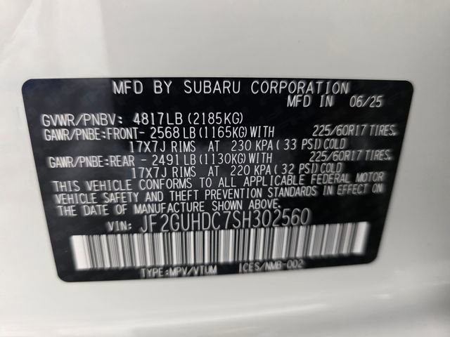 Certified 2025 Subaru Crosstrek 2.0i Premium image 39