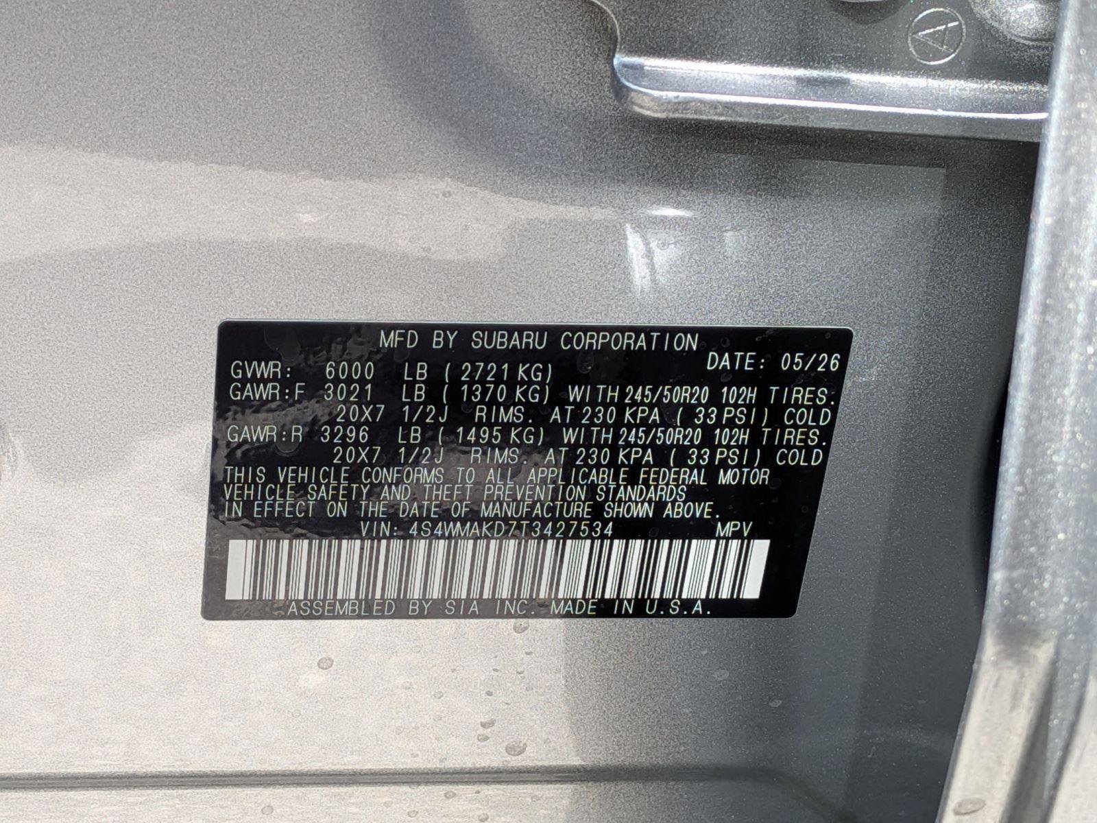 New 2026 Subaru Ascent Touring AWD/4WD image 38