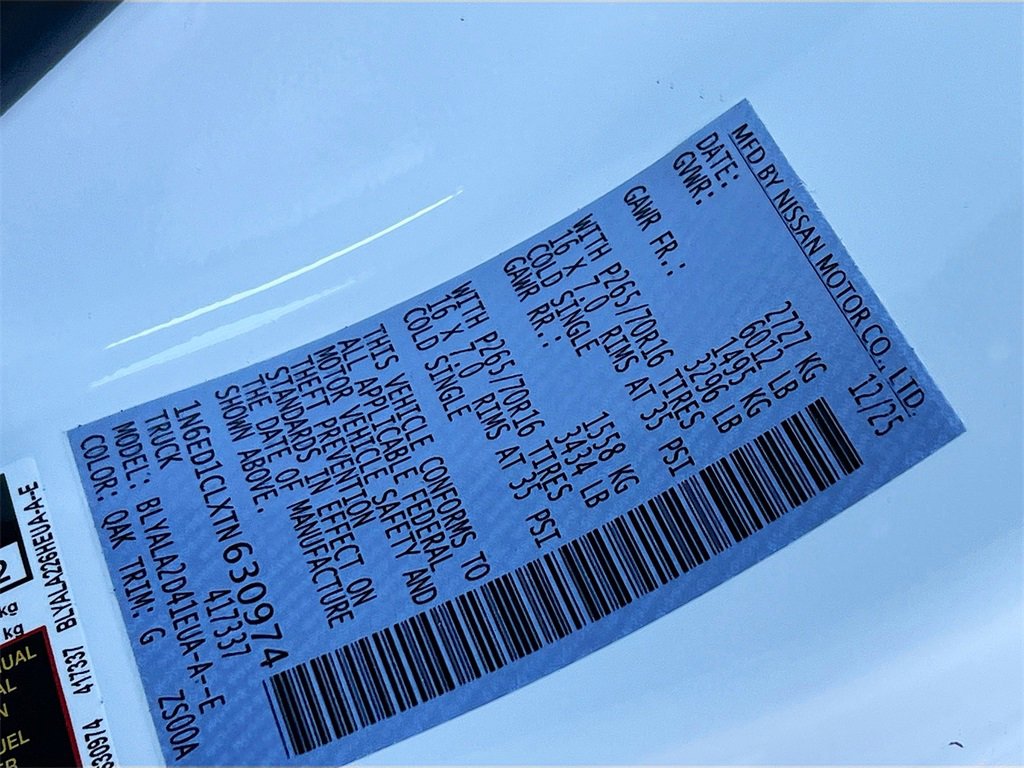 New 2026 Nissan Frontier S image 29