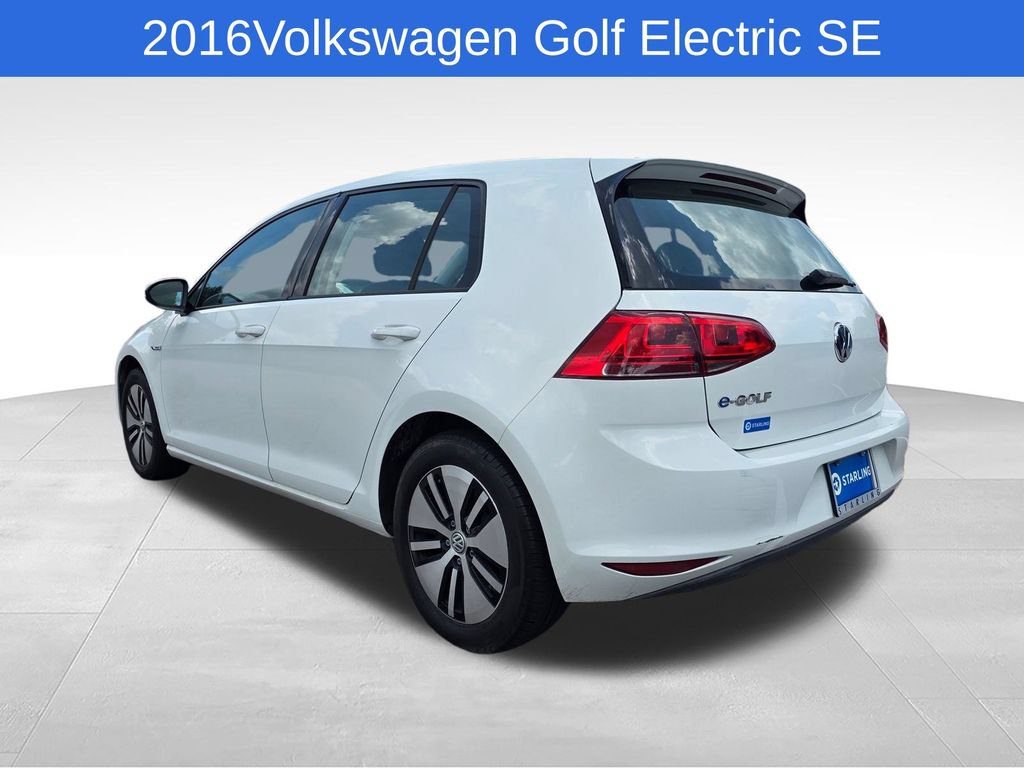 Used 2016 Volkswagen e-Golf SE w/ DC Fast Charging Package FWD image 6