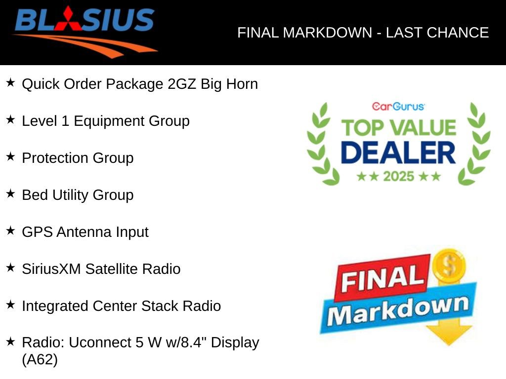 Used 2024 RAM 2500 Big Horn w/ Bed Utility Group image 10