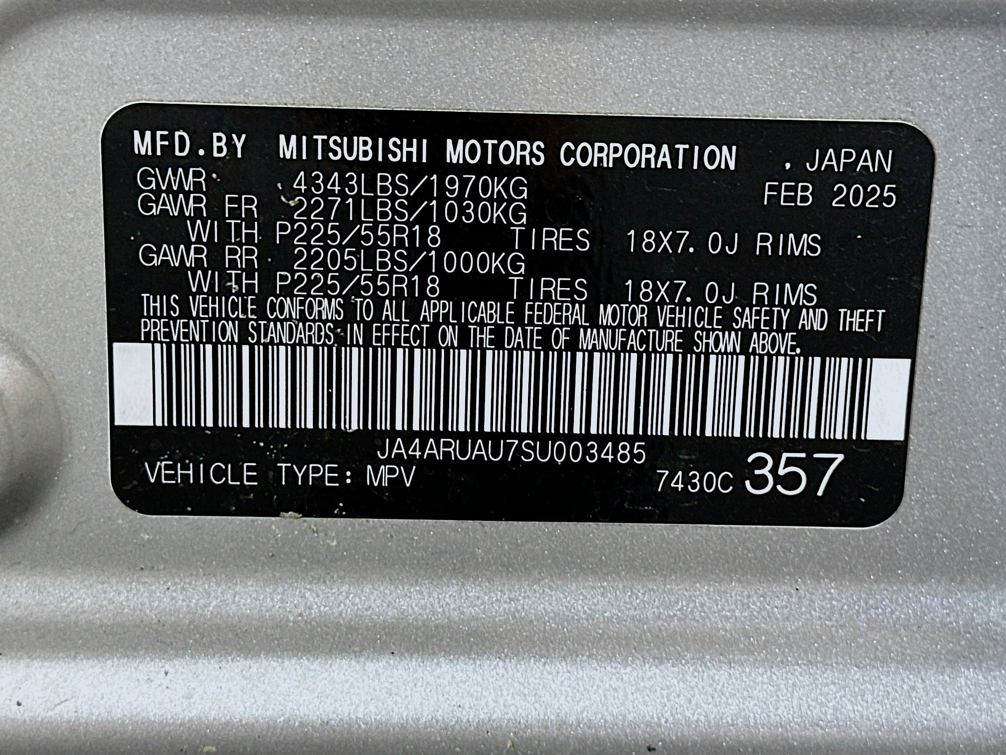 Used 2025 Mitsubishi Outlander Sport SE image 12