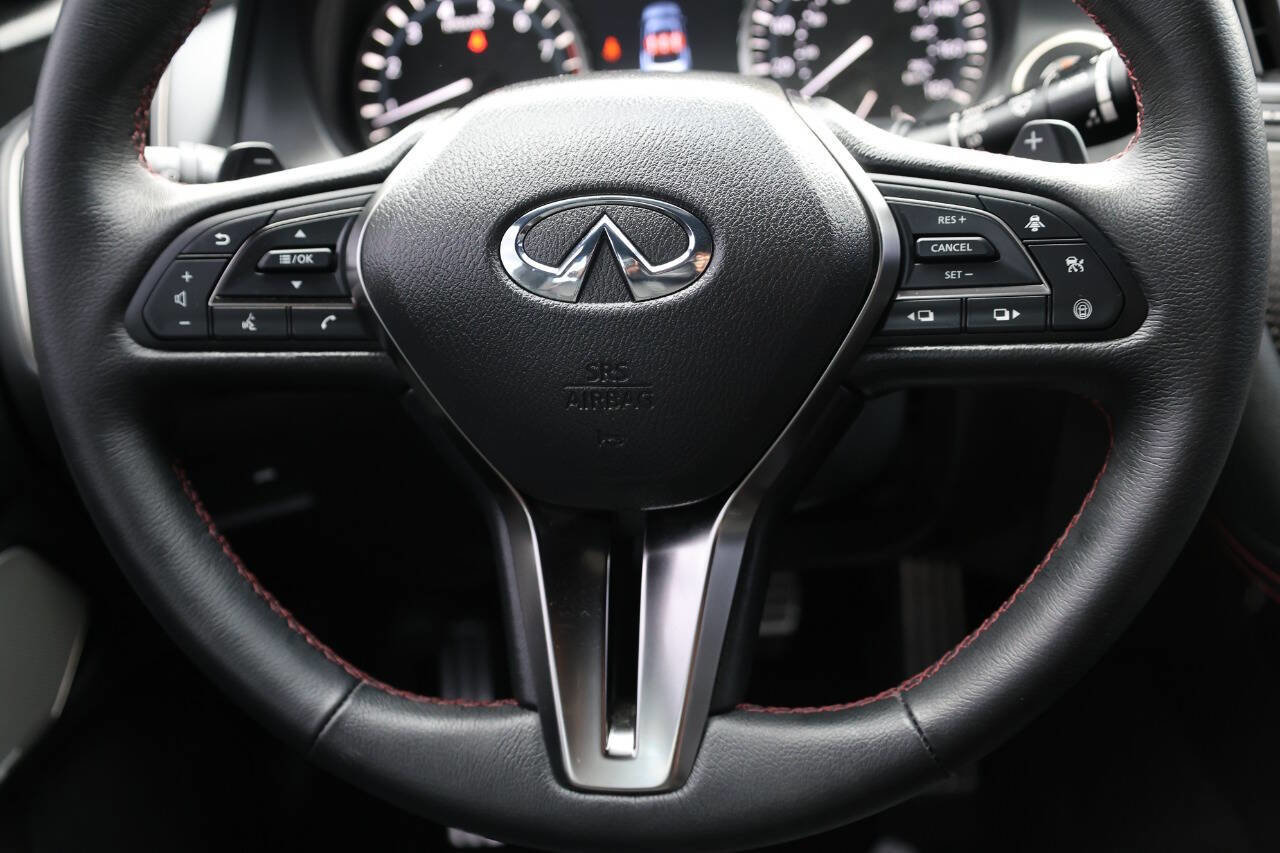 Used 2023 INFINITI Q50 Red Sport 400 w/ Black Opal Edition image 18