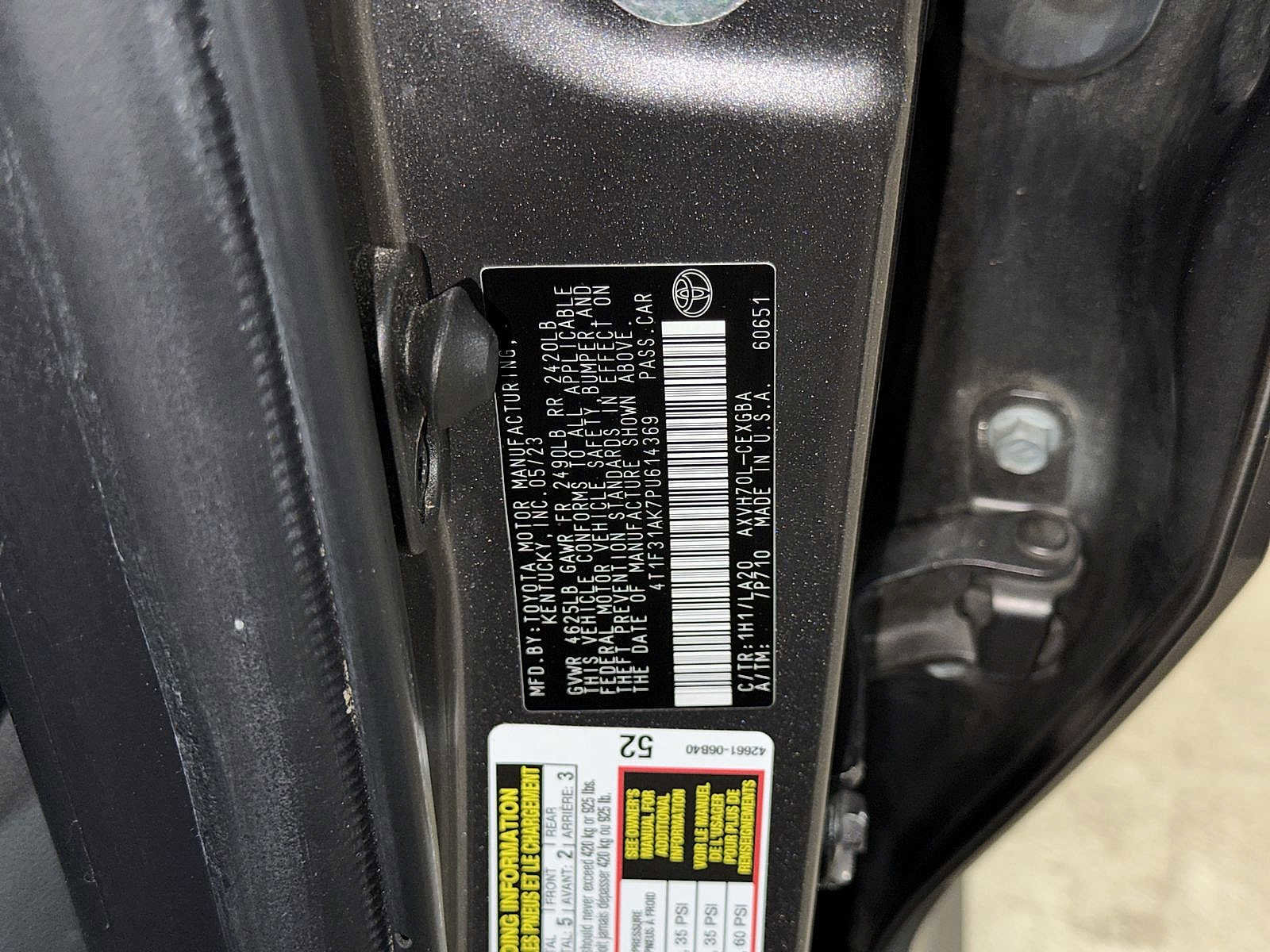 Certified 2023 Toyota Camry XLE FWD image 14