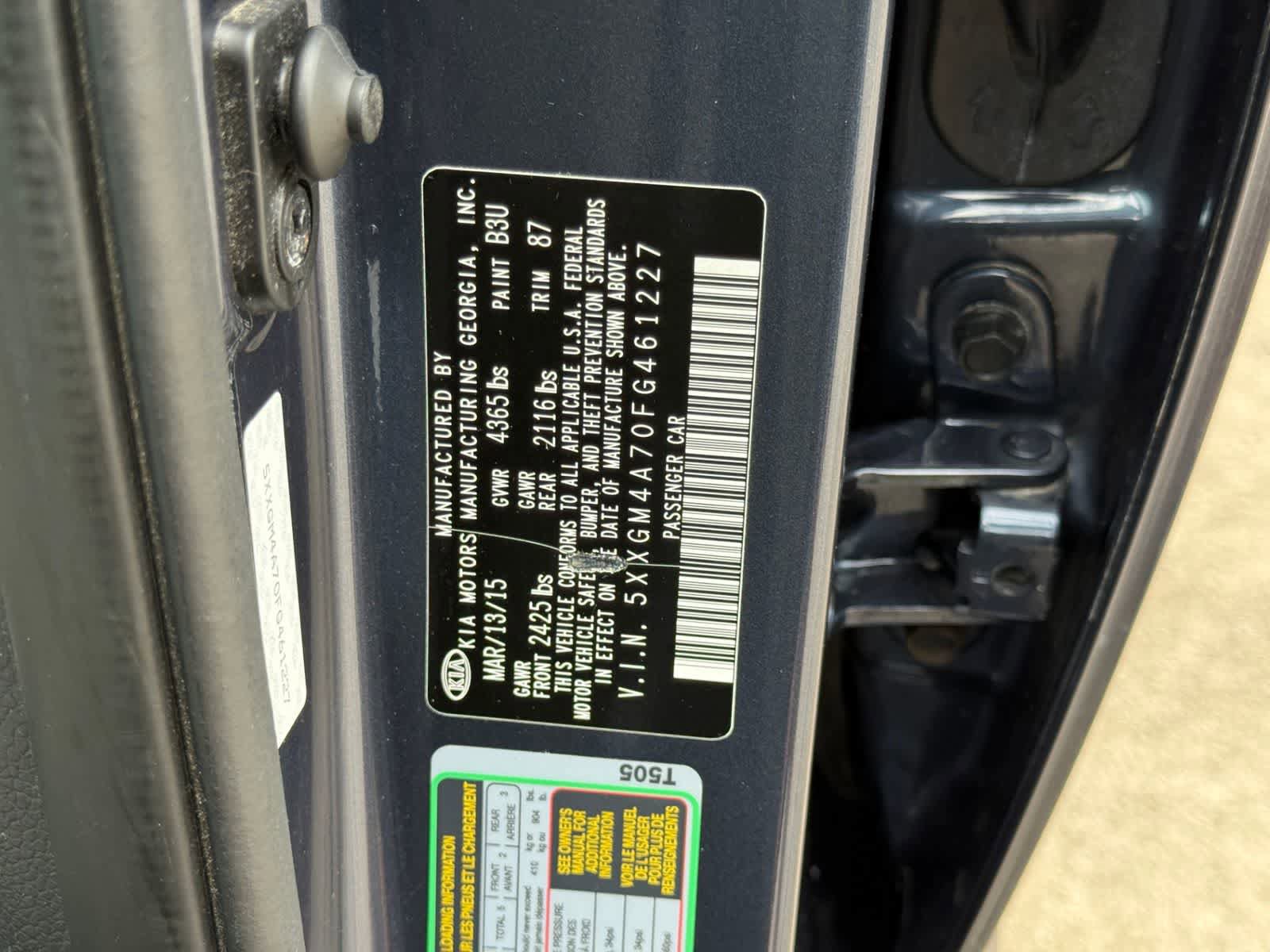 Used 2015 Kia Optima LX FWD image 24
