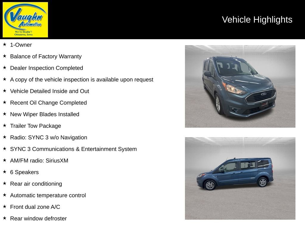Used 2022 Ford Transit Connect XLT w/ Trailer Tow Package FWD video 2