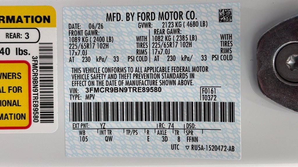 New 2026 Ford Bronco Sport Big Bend AWD/4WD image 46