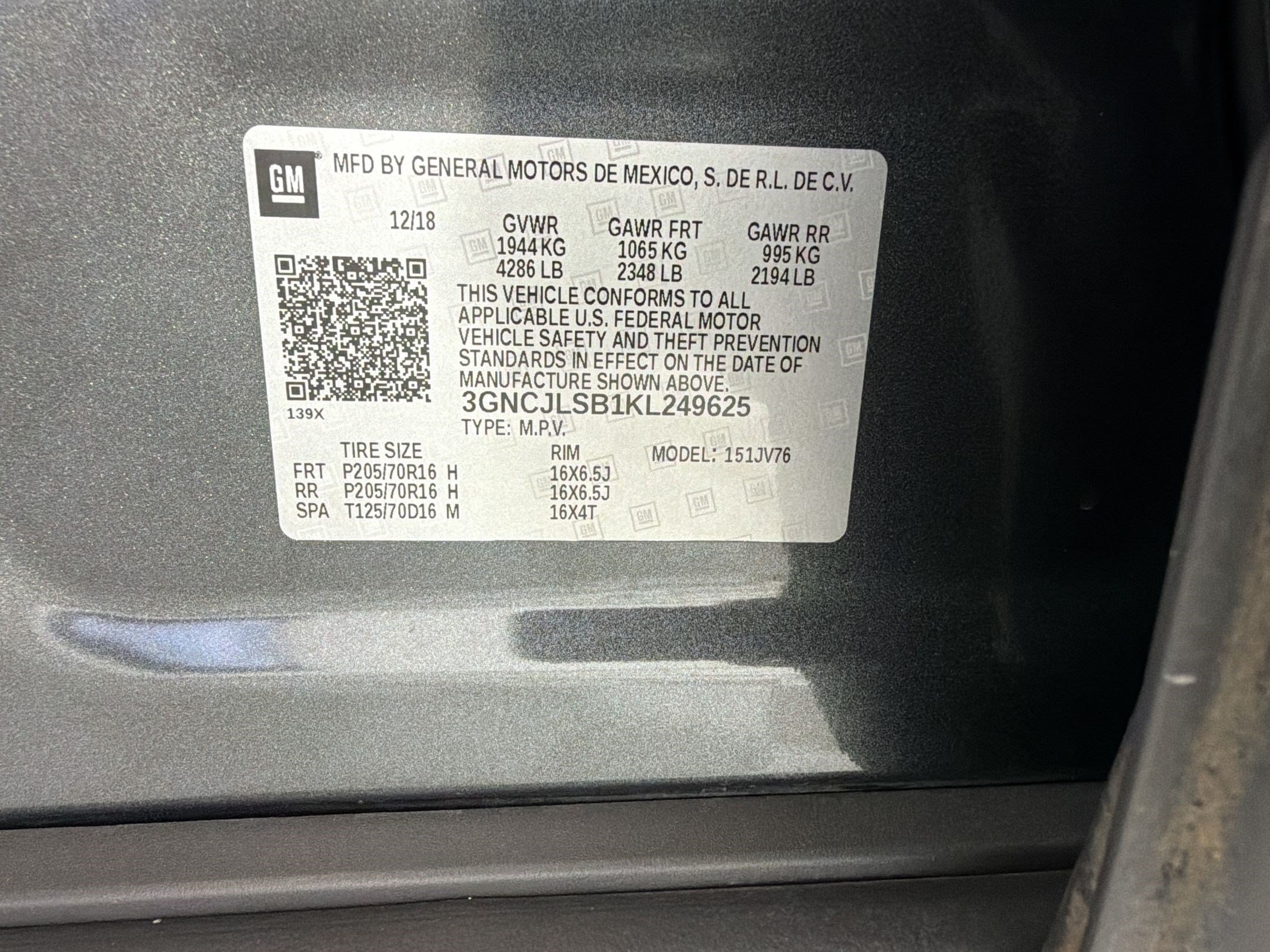 Used 2019 Chevrolet Trax LT w/ LT Convenience Package FWD image 20