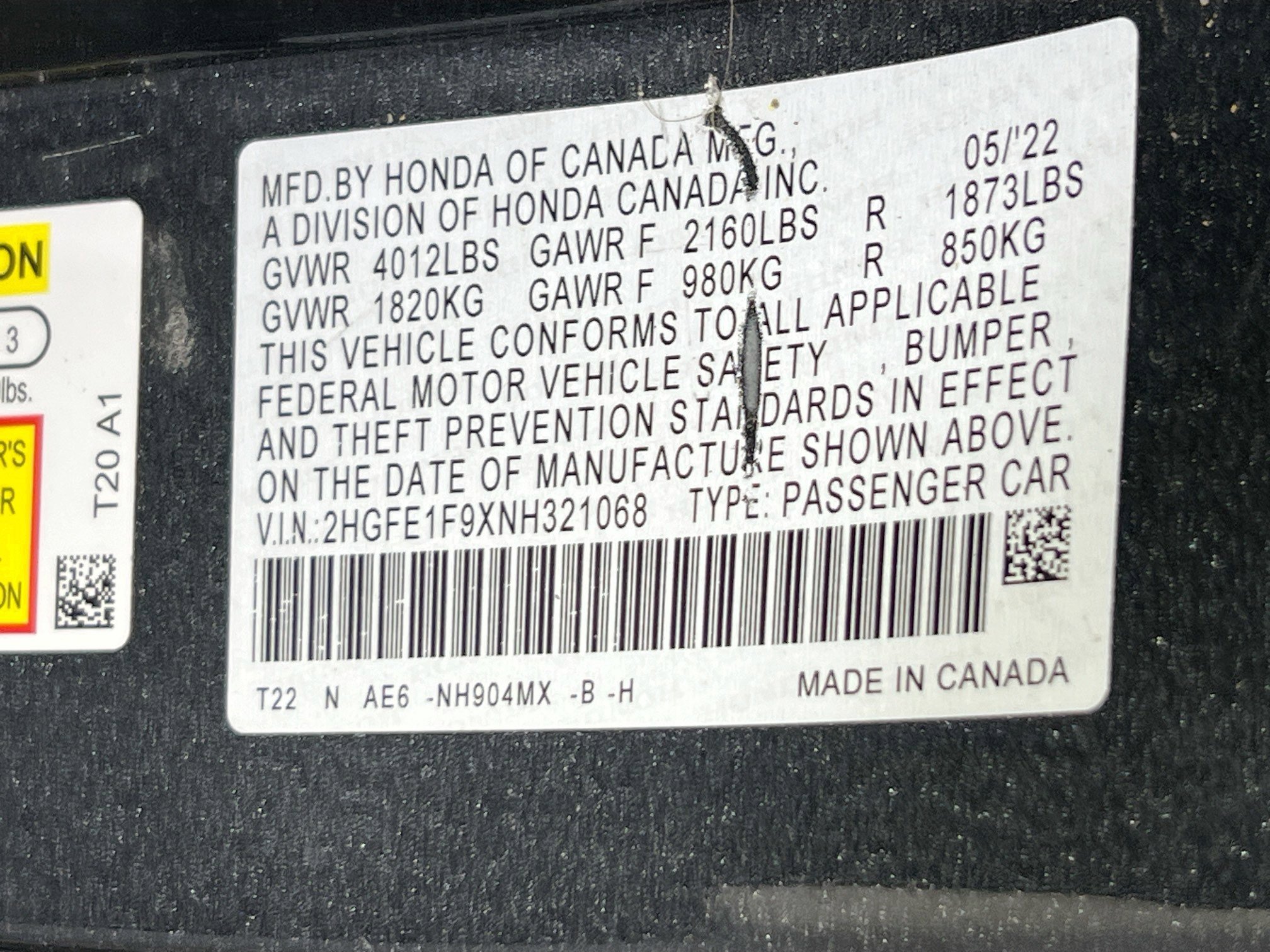 Used 2022 Honda Civic Touring image 31